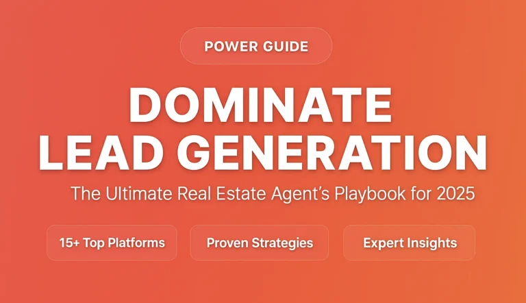 Ultimate Real Estate Lead Generation Guide for 2025