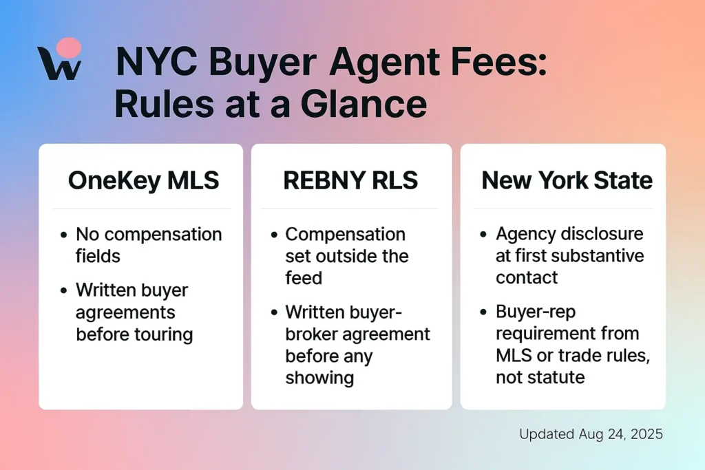 nyc buyer agent fee rules 2025