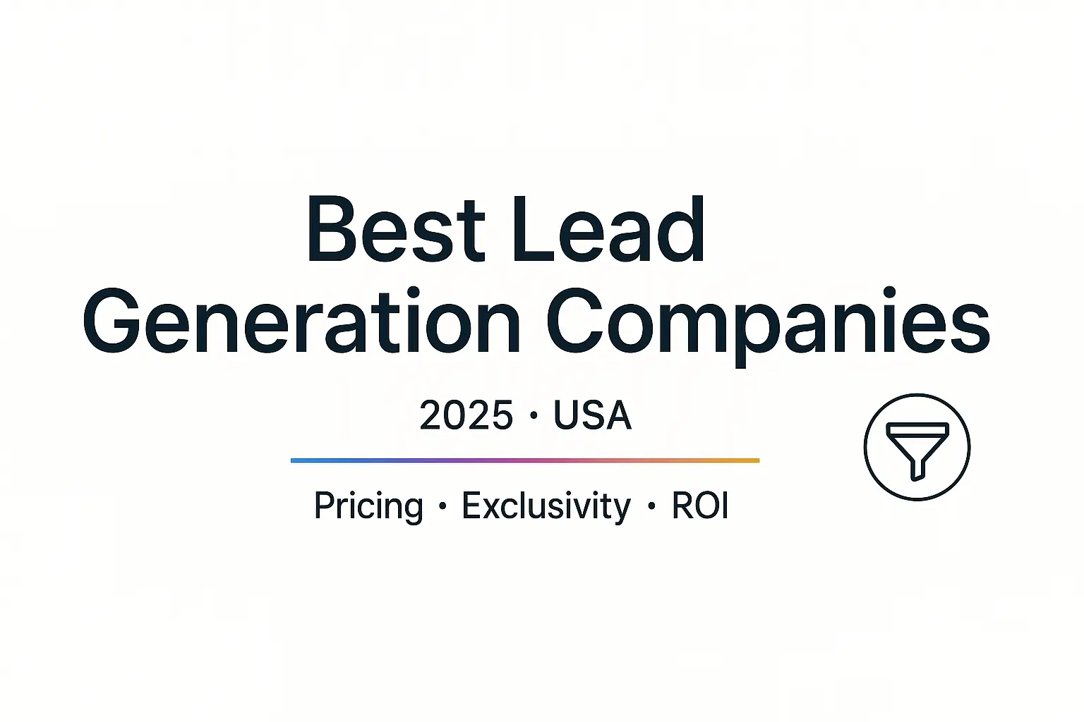 Best real estate lead generation companies in 2025 (USA)
